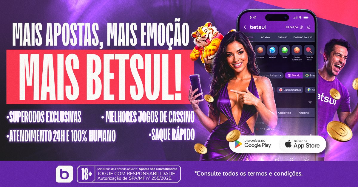 Mais apostas, mais emoção, mais BetSul